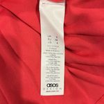 ASOS NWOT  DESIGN Ruffle Bandeau Mini Skate Dress With Belt In Textured Hot Pink Photo 2