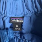 Patagonia  Shorts Womens XS Blue Nylon Elastic Waist Lined Swim Running Pockets Photo 3