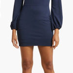 Dress the Population Blue Dress Long Sleeve Minidress Navy Esperanza New Sz XXS Photo 0