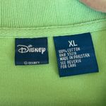 Disney  Vintage Minnie Mouse Lime Green Polo Shirt 100% cottton Size Large L Photo 3