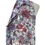 H&M Floral Sleeveless Button Blouse Hi Low Cut Size 4 Photo 3