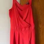 EXPRESS  Coral Romper  Photo 0