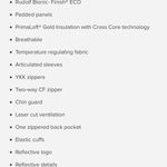 Bjorn Daehlie Winter run jacket Photo 1