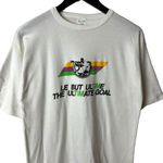 Vintage 90s Valtex Soccer T Shirt Ultimate Goal Sports Graphic Tee Football White Size M Photo 0