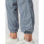 Fabletics  Women's Ultra High Waisted Piped Nylon Pant Grey Sz M Photo 2