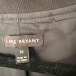 Lane Bryant Women’s 28 Black White Full Zip Bomber Jacket Plus Size Photo 2