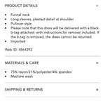 Nic+Zoe  Cozy Ribbed Knit Funnel Neck Sweater Dress Photo 3