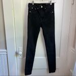 Rag and Bone  Nina High Rise Skinny Black Jeans Size 27 Goth Style Photo 13