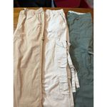 Forever 21 Lot Womens Plus Cargo Pants 16 XL Lee Khaki Green Cream Beige Bottoms Photo 1