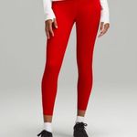 Lululemon Dark Red Base Pace Tights 25” size 12 NWT Photo 5