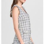 Likely Franco Ruffled Hem Mini Dress in Grey Multi Size US 2 Photo 13