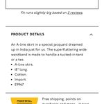 Madewell White & Blue Embroidered Skirt Photo 11