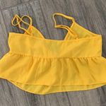 Miss Selfridge  yellow crop top Photo 2