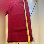 st. john's bay St John’s Bay‎ Women’s Stretch Red Cropped Pants Size 12 Photo 6