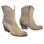 ALDO  Ulerani Stone Western Suede‎ Boots 8.5 Earth Tones Shabby Chic Country Photo 0