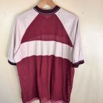 Silence + Noise  Burgundy Urban Outfitters Boho‎ Retro Top Size Large Photo 3