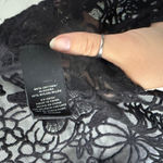 Ronni Nicole  Y2k Floral Lace Black Open Front Cardigan Top S Whimsigoth‎ Cottage Photo 2