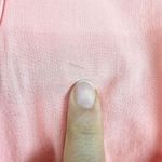 XCVI Top Women's Small Crochet Embroidered Cotton Half Sleeve V-Neck Coral Photo 4