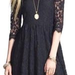 Free People Dress 6 Queens Love Lace Black Goth Whimsigoth Asymmetrical Witchy Photo 0