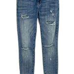 Current/Elliott Paint Splatter Stiletto Distressed Jeans 26 Photo 2