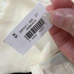 Old Navy Off White Floral Bottom Sheer Long Sleeve Blouse Photo 2