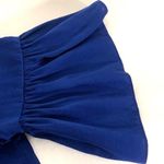 CAbi Rhyme Blouse in Sapphire Blue Photo 5