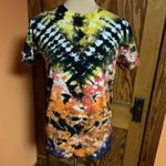 Autumn colors hippie chic tie dye t shirt Photo 7
