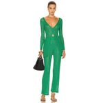 Cult Gaia Savannah Knit Pants in Vine Medium New Womens Knit Trousers Photo 3