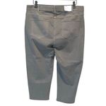 J. Jill Denim High Rise Crop Pull On Pants Jeans Stretch Size 18R Light Gray NWT Photo 2