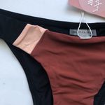 PilyQ NWT  Henna Color Block Teeny Bikini Photo 1