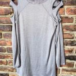 Indigo Thread Co Distressed Strappy Cold Shoulder Brown Knit Top Women's Small Photo 4