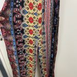 Iris  Los Angeles pantsuit boho tribe print spaghetti straps sz small Photo 4