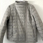 Calvin Klein Jeans puffer jacket womens large puffer jacket 2 zipper pockets Gray Photo 2