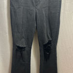 EXPRESS Black Distressed Jeans Photo 0