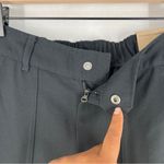 Jordan Women's Woven Trousers Black Straight Leg Zipper Hem High Rise Size XS Photo 4