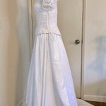 Wedding Dress Bridals White Wedding Dress with Long Train Photo 3