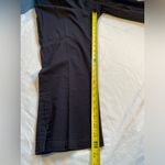 Saks Fifth Avenue‎ Real Clothes, Capri Black Cotton slacks, size 16 Photo 5