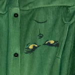 Grinch Face Ribbed Hoodie – Size L, NWT, Green with Drawstring Hood Size L Photo 2