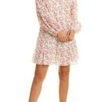 Rebecca Taylor  Ladies Long Sleeeve Fleur Dress Bone Combo Photo 3