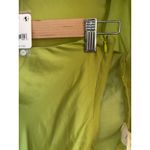 Free People "Viktoria" Satin Two-Piece Maxi Skirt Set Size 2 NWT Chartreuse $200 Photo 7