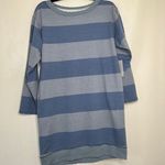 Stitchdrop Womens Dress Small Blue Striped Long Sleeve T Shirt Dress Casual Photo 6