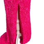Sherri Hill  Hot Pink Sequins Formal Gown One-Shoulder (Style 54330) Photo 5