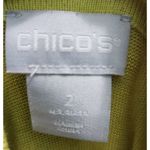 Chico's  Turtleneck Tunic Top‎ Asymmetric Hem Long Sleeve Casual Size 2 Photo 2