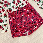 Moschino  30th Rose Silk Blend Jumpsuit Women's Long Sleeve Shorts Size 6 Photo 3