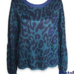 John + Jenn  Fionne Animal Print Sweater size M Photo 0