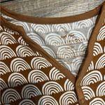 Little Sleepies Rust Rainbows Women’s pajama set, size large Brown Photo 2