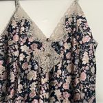 Vintage Val Mode Lingerie Floral Satin & Lace Slip Dress Nightgown Large Pink Photo 4