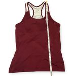 Nike Dri-FIT Airbone Racerback Tank Top Maroon White Sz Large Running Training Photo 6
