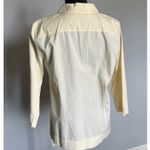 Eddie Bauer Women's Yellow Button Down Shirt Wrinkle Free 3/4 Sleeve Size L Photo 2
