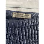 Vintage Womens Small Crylor Navy Textured Puffer Pants EU 44 Retro Flare Leg Blue Size 26 Photo 3